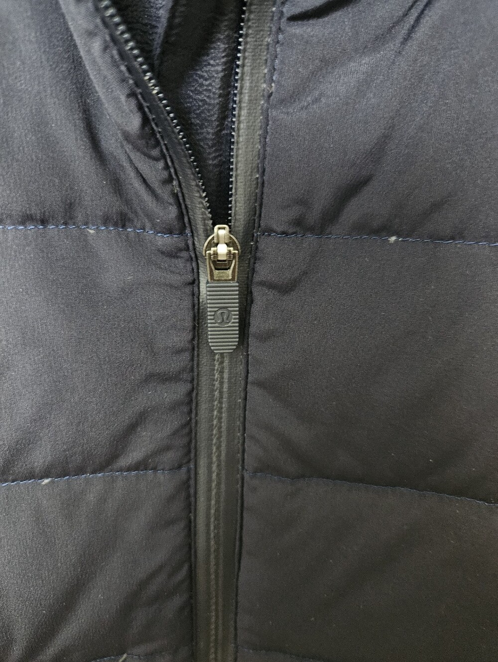 Lululemon Down For It All Vest In Color NAVY - Picture 7 of 10